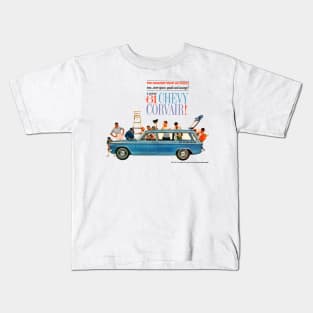 1961 CORVAIR - advert Kids T-Shirt